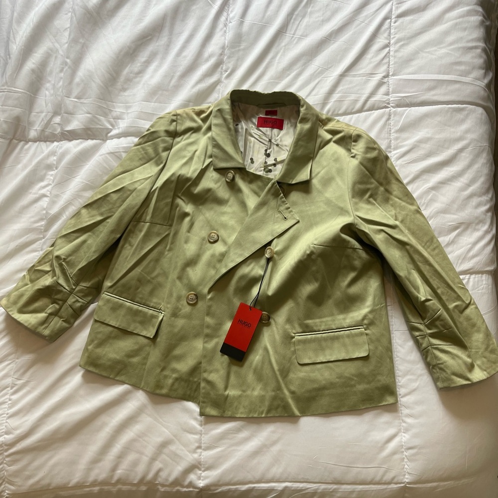 NWT Women’s Olive Green Blazer Jacket Size 12